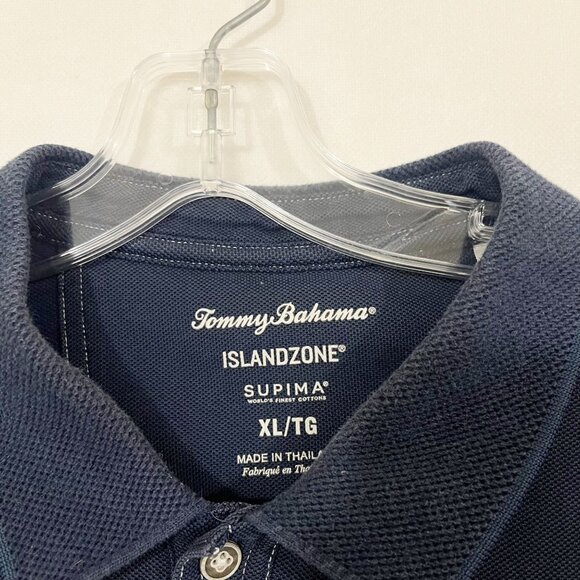 Tommy Bahama Islandzone Boston Red Sox Polo Shirt Navy Blue Men's Size XL - Picture 4 of 7